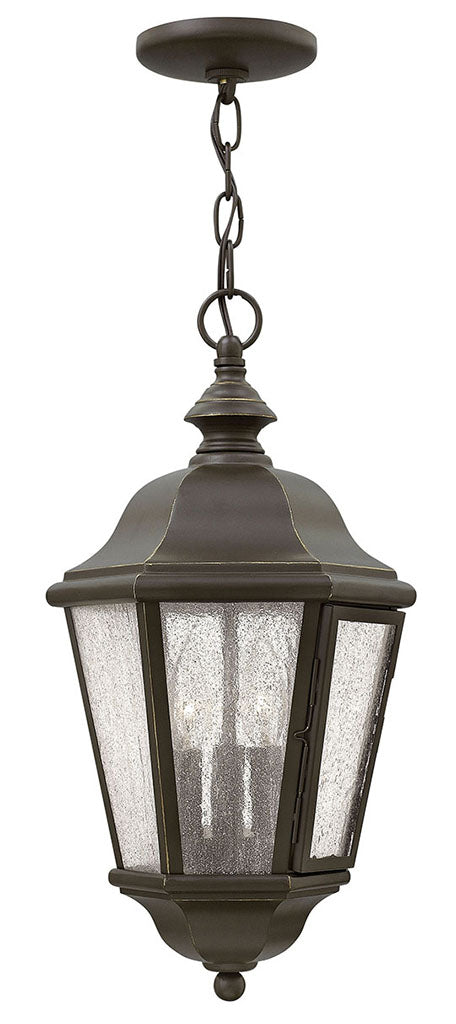 OUTDOOR EDGEWATER Hanging Lantern Outdoor Light Fixture l Hanging Hinkley Oil Rubbed Bronze 10.0x10.0x19.5 No