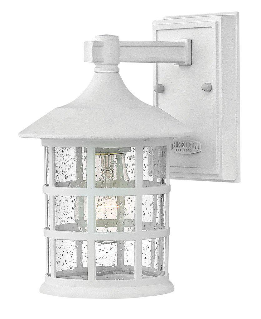 Hinkley FREEPORT-Small Wall Mount Lantern 1800 Outdoor Wall Lights Hinkley Classic White  