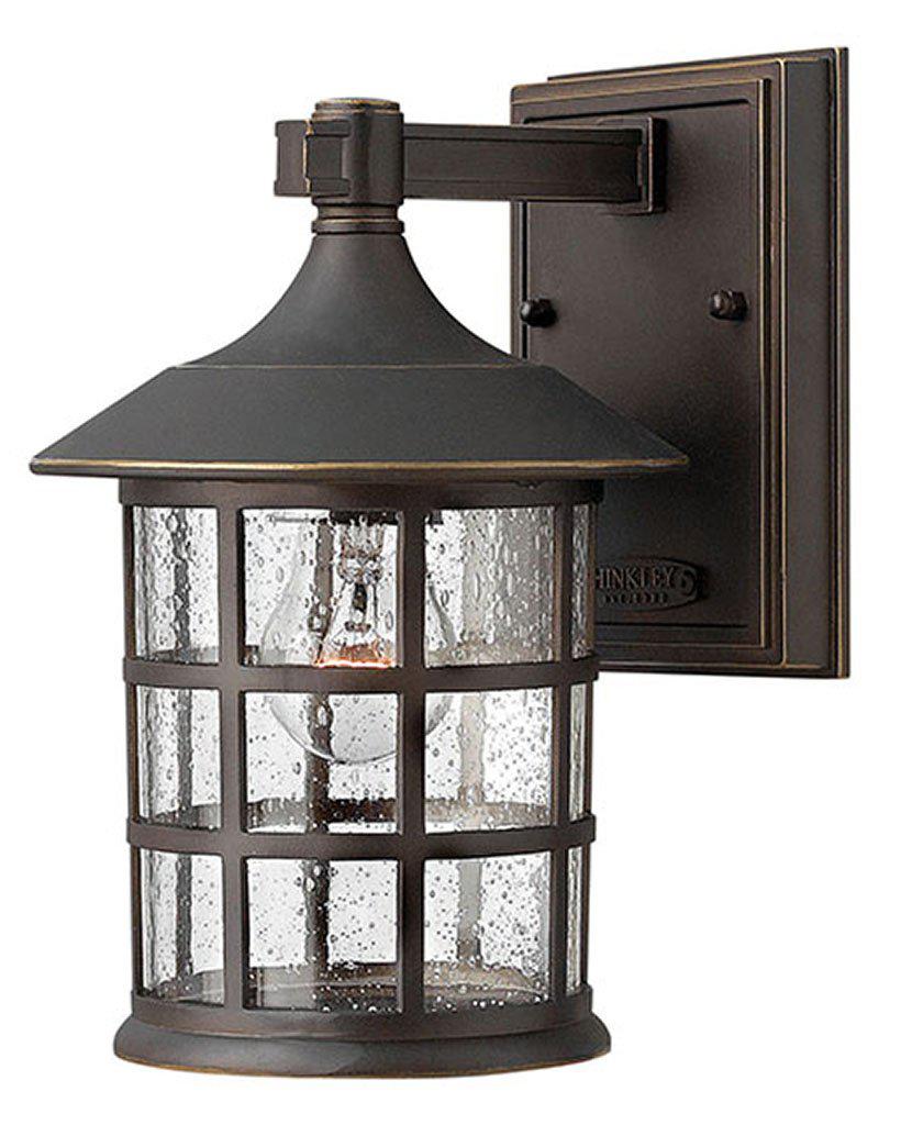 Hinkley FREEPORT-Small Wall Mount Lantern 1800 Outdoor Wall Lights Hinkley Oil Rubbed Bronze  