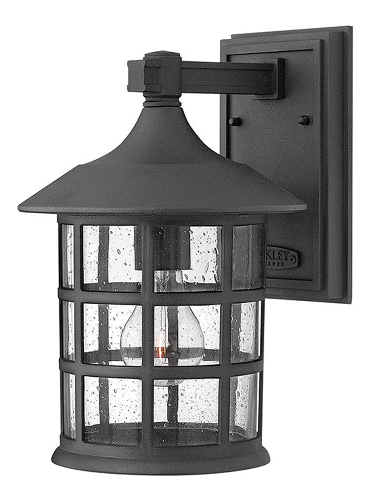 OUTDOOR FREEPORT Wall Mount Lantern Outdoor Wall Lights Hinkley Black 9.0x8.0x12.25 