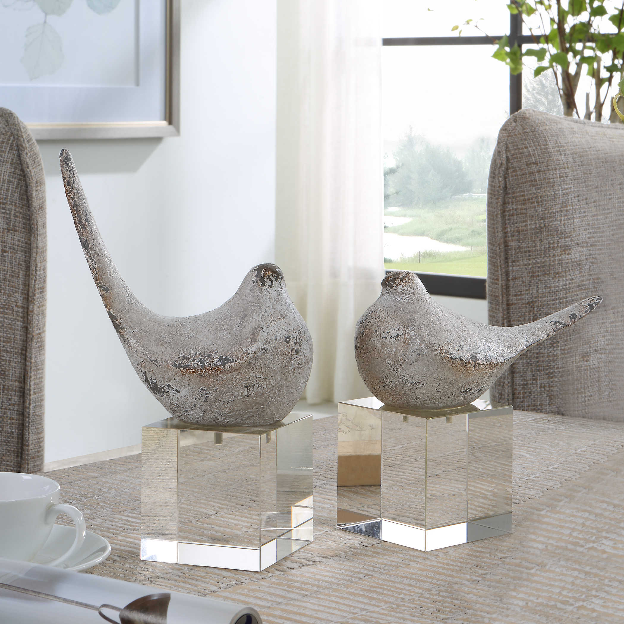 Uttermost Better Together Bird Sculptures, S/2