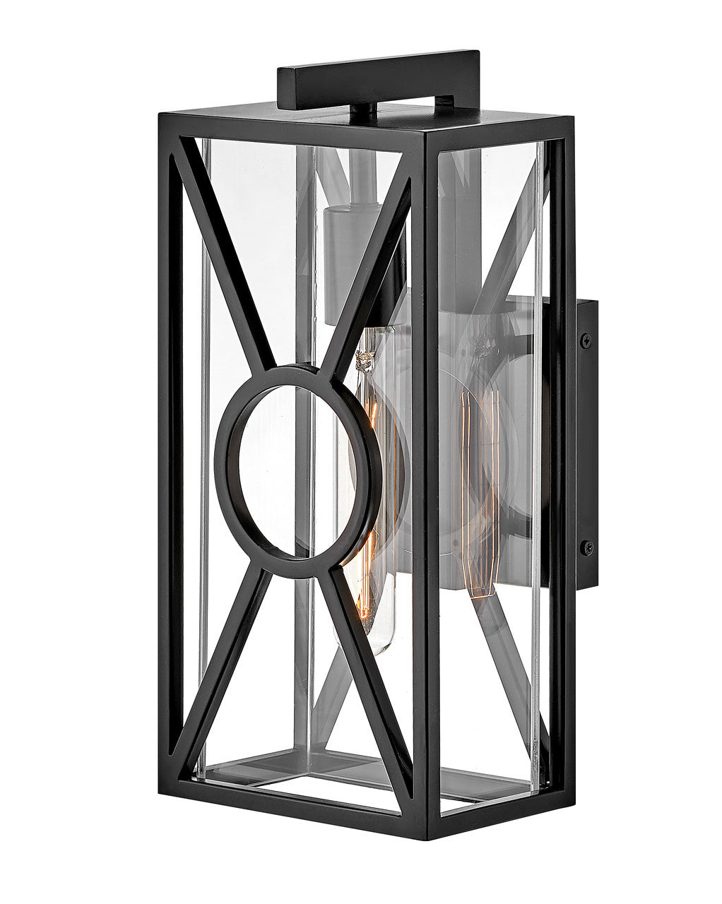 OUTDOOR BRIXTON Wall Mount Lantern Outdoor l Wall Hinkley Black 6.0x6.75x14.0 