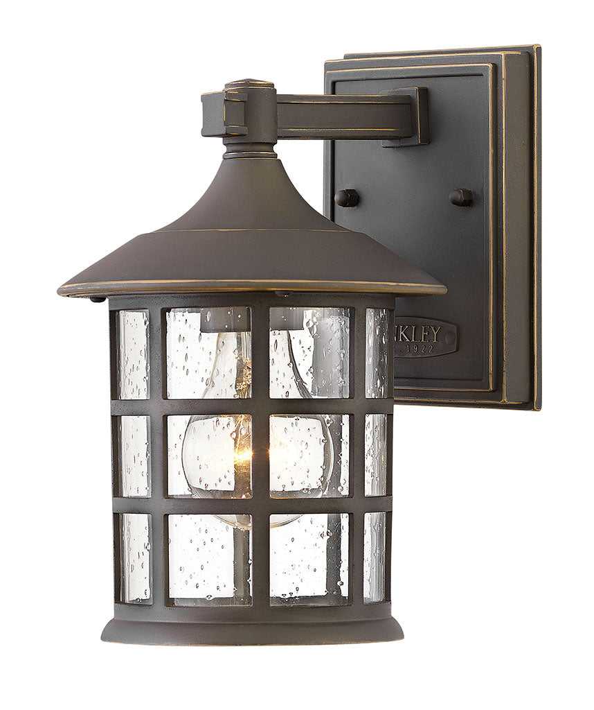 OUTDOOR FREEPORT COASTAL ELEMENTS Wall Mount Lantern Outdoor l Wall Hinkley Oil Rubbed Bronze 7.0x6.0x9.25 