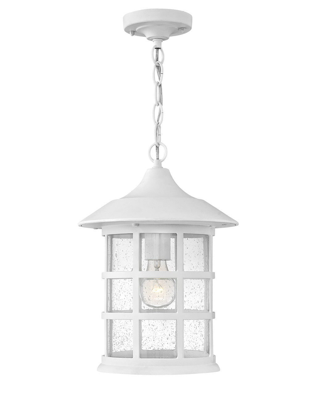 OUTDOOR FREEPORT COASTAL ELEMENTS Hanging Lantern Outdoor Light Fixture l Hanging Hinkley Textured White 10.0x10.0x14.0 