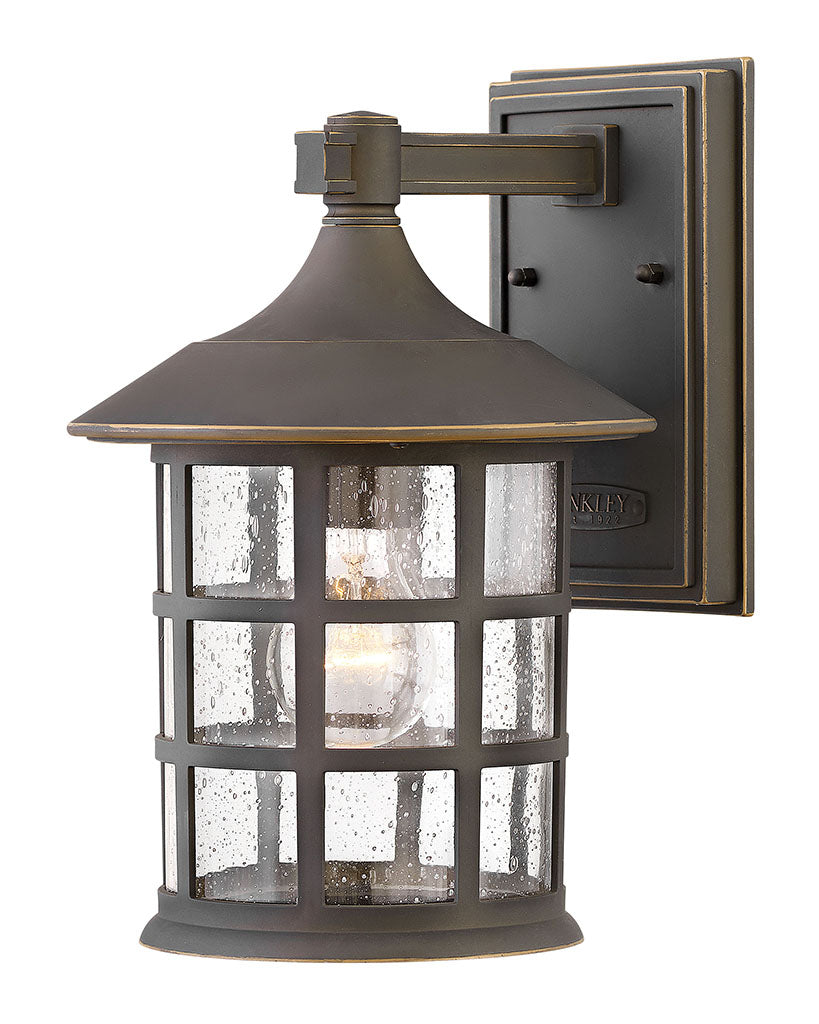 OUTDOOR FREEPORT COASTAL ELEMENTS Wall Mount Lantern Outdoor Wall Lights Hinkley Oil Rubbed Bronze 9.0x8.0x12.25 