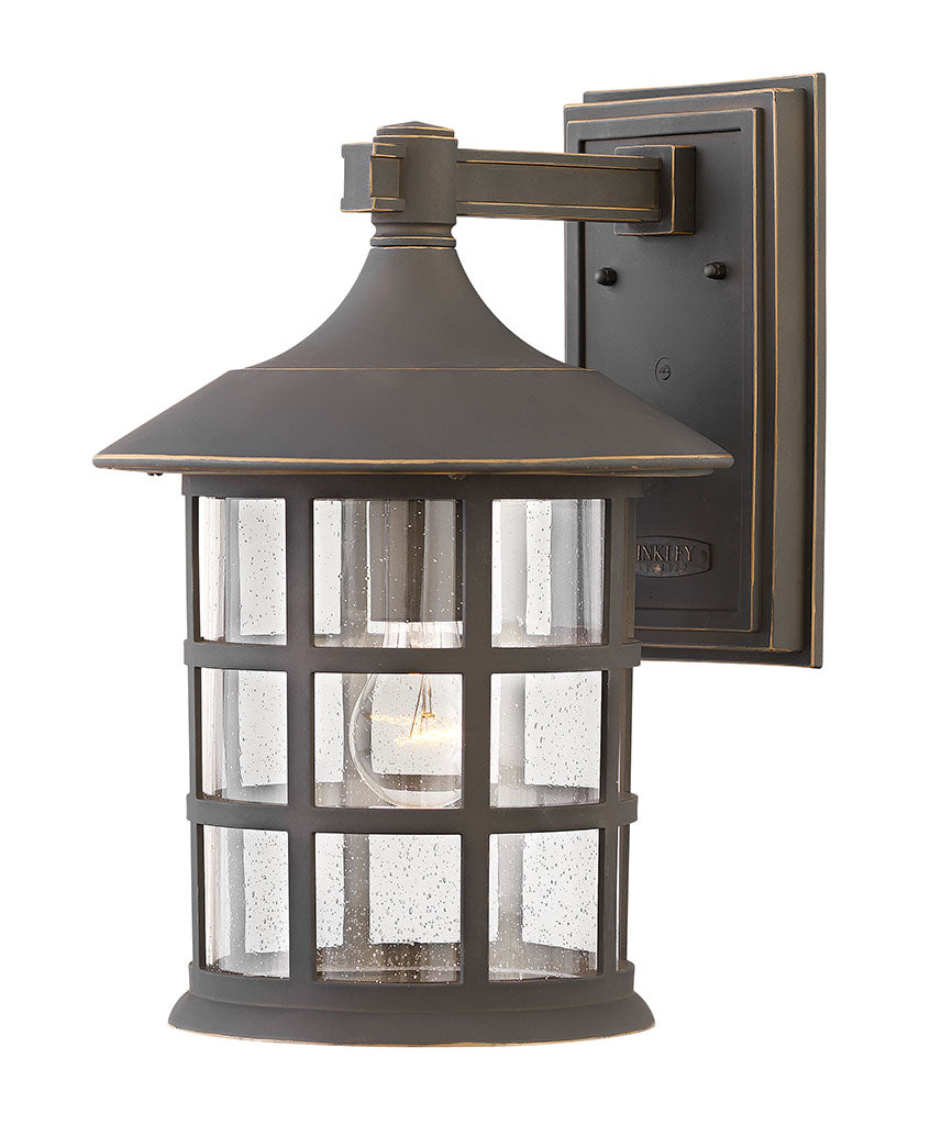 OUTDOOR FREEPORT COASTAL ELEMENTS Wall Mount Lantern Outdoor Wall Lights Hinkley Oil Rubbed Bronze 11.25x10.0x15.25 