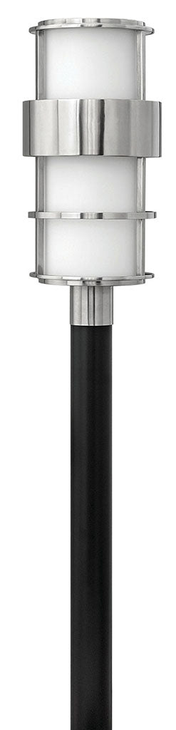 OUTDOOR SATURN Post Top or Pier Mount Lantern Outdoor l Post/Pier Mounts Hinkley Stainless Steel 10.0x10.0x21.75 