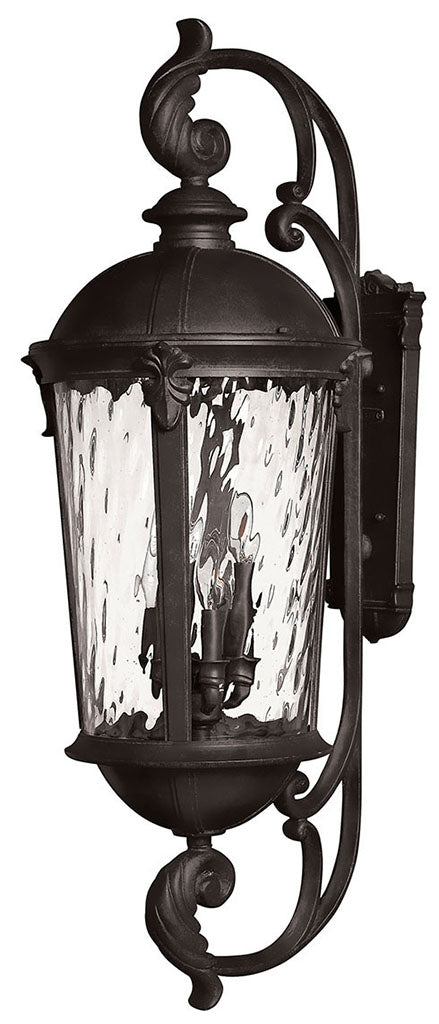 OUTDOOR WINDSOR Large Wall Mount Lantern Outdoor l Wall Hinkley Black 17.0x14.0x42.0 