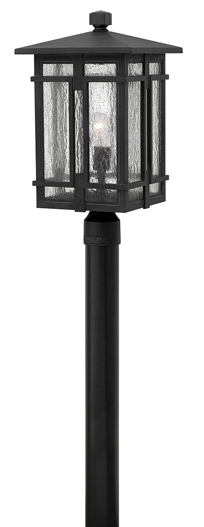 OUTDOOR TUCKER Post Top or Pier Mount Lantern Outdoor l Post/Pier Mounts Hinkley Museum Black 11.0x11.0x20.5 