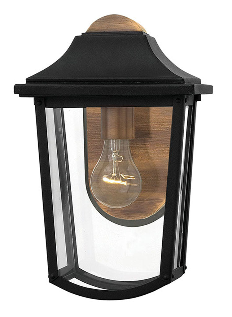 OUTDOOR BURTON Wall Mount Lantern Outdoor l Wall Hinkley Black 5.75x8.0x12.75 