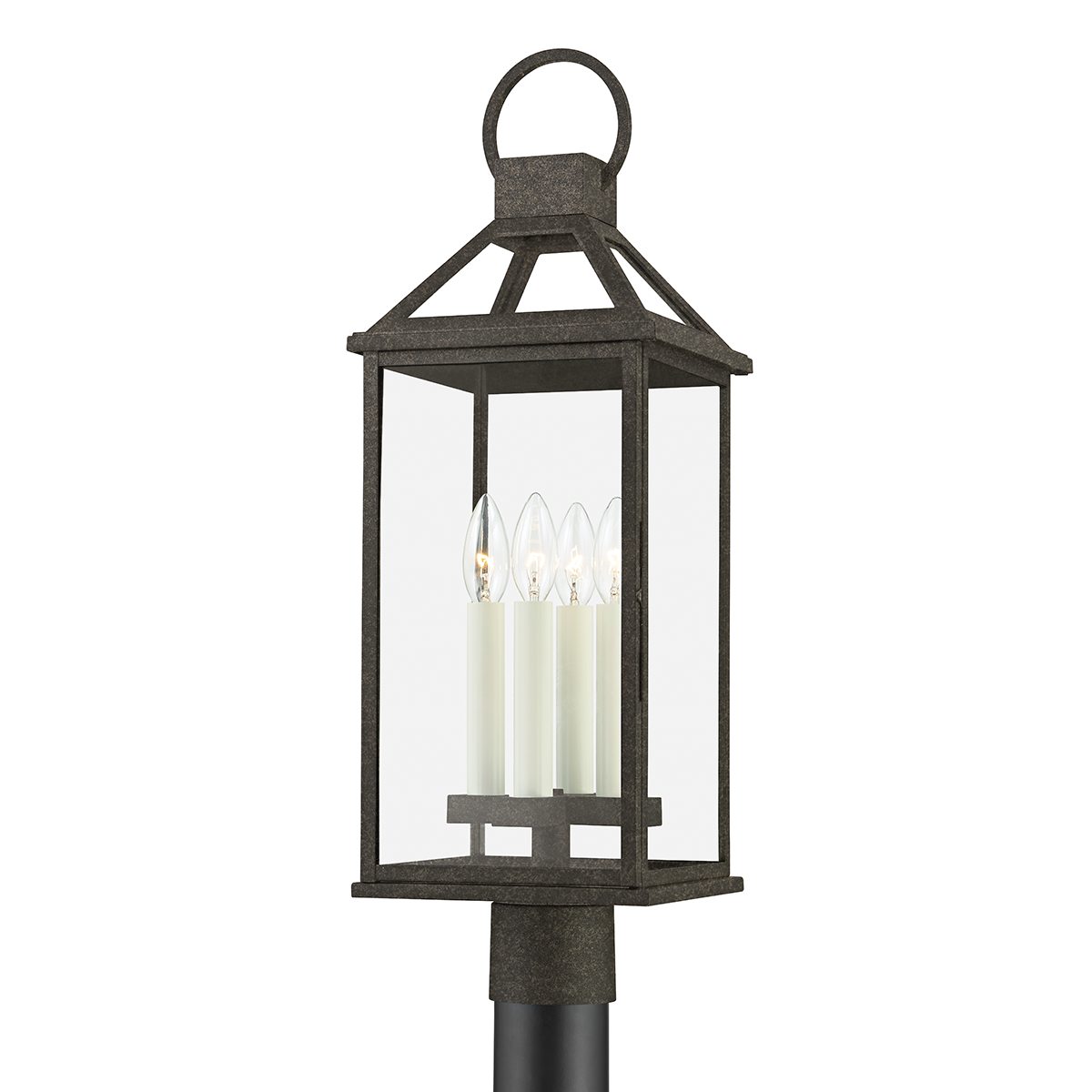 Troy SANDERS 4 LIGHT LARGE EXTERIOR POST P2745 Outdoor l Post/Pier Mounts Troy Lighting   