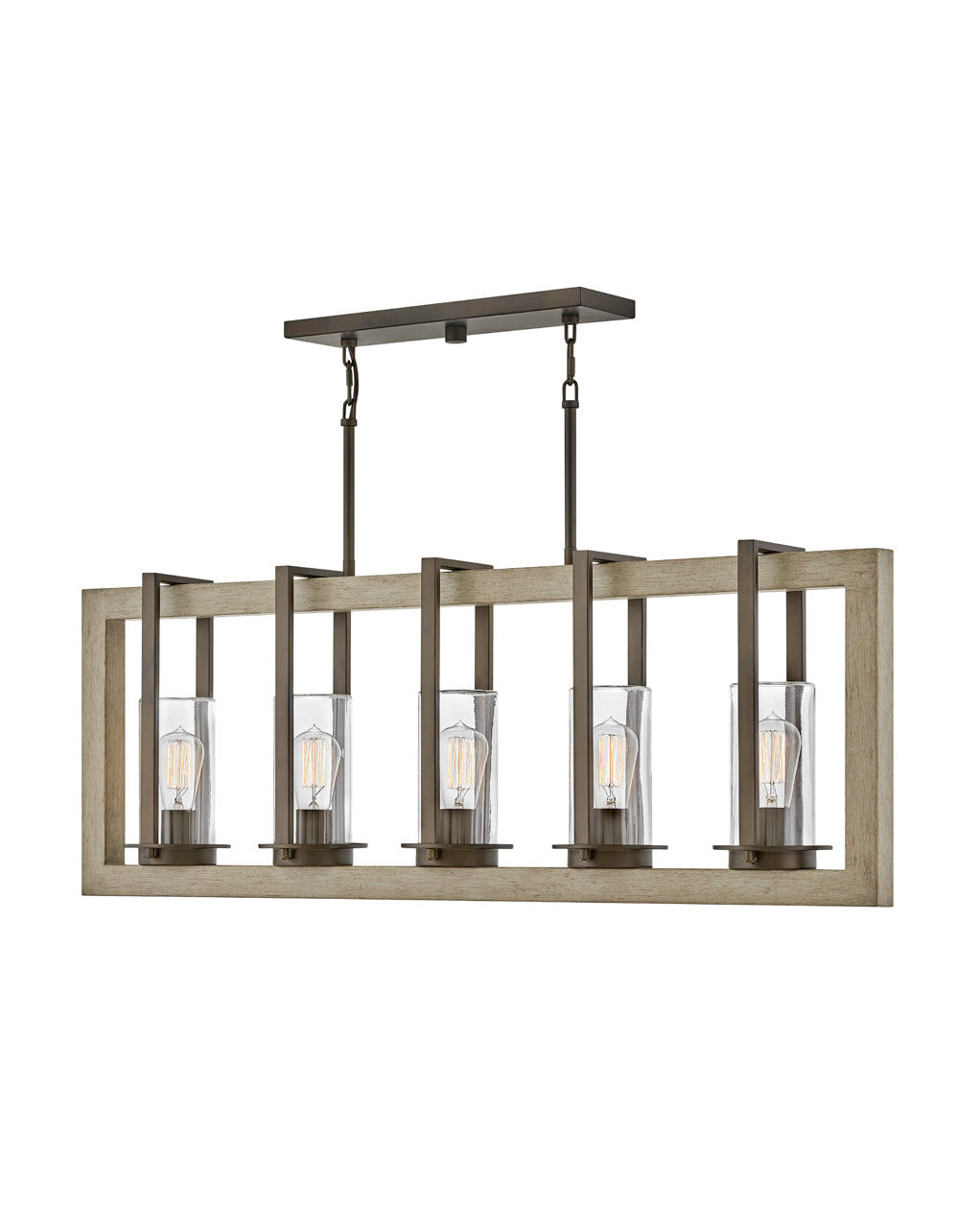 OUTDOOR RIVERWOOD Light Linear Outdoor l Wall Hinkley Warm Bronze 5.0x42.0x15.5 