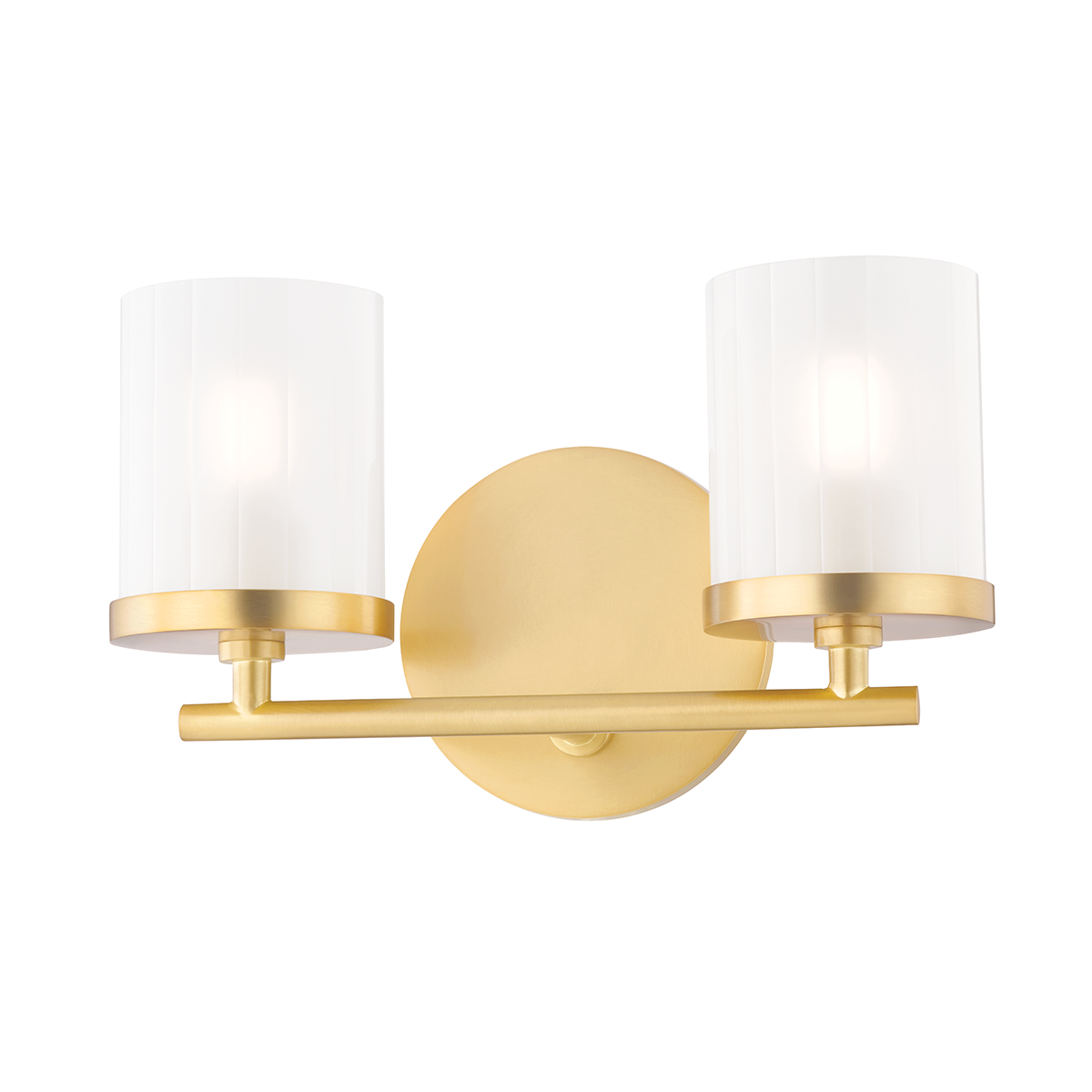 Hudson Valley Lighting Ryan 2 Light Bath Bracket H239302 Wall Light Fixtures Mitzi Aged Brass  