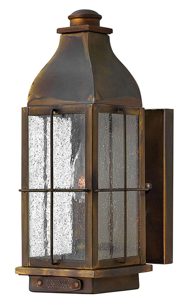 OUTDOOR BINGHAM Wall Mount Lantern Outdoor l Wall Hinkley Sienna 6.5x4.75x12.5 