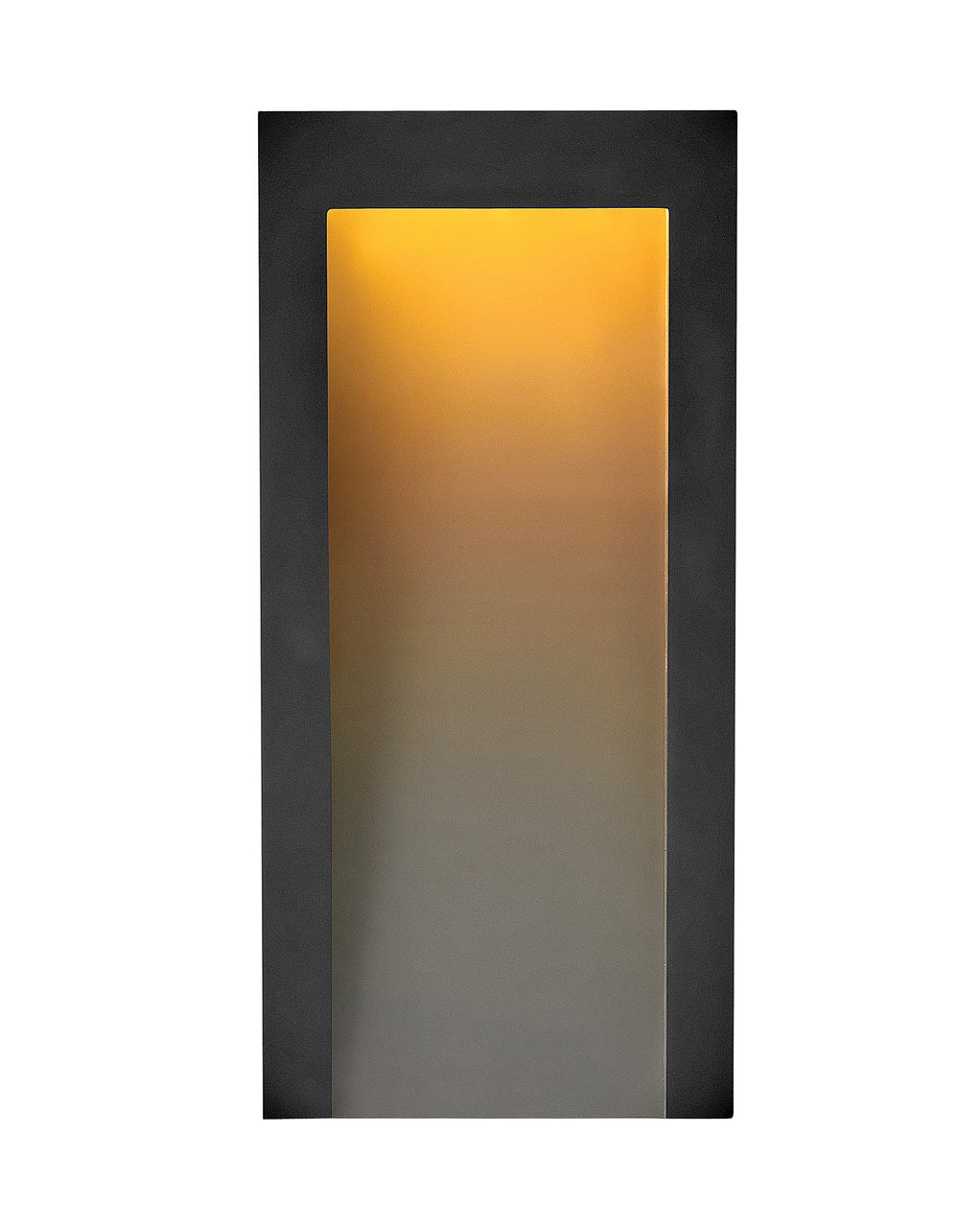 OUTDOOR TAPER Wall Mount Lantern Outdoor l Wall Hinkley Textured Black 3.5x7.0x15.0 