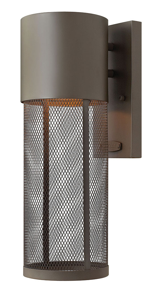 OUTDOOR ARIA Wall Mount Lantern Outdoor Wall Lights Hinkley Buckeye Bronze 6.75x5.25x15.5 