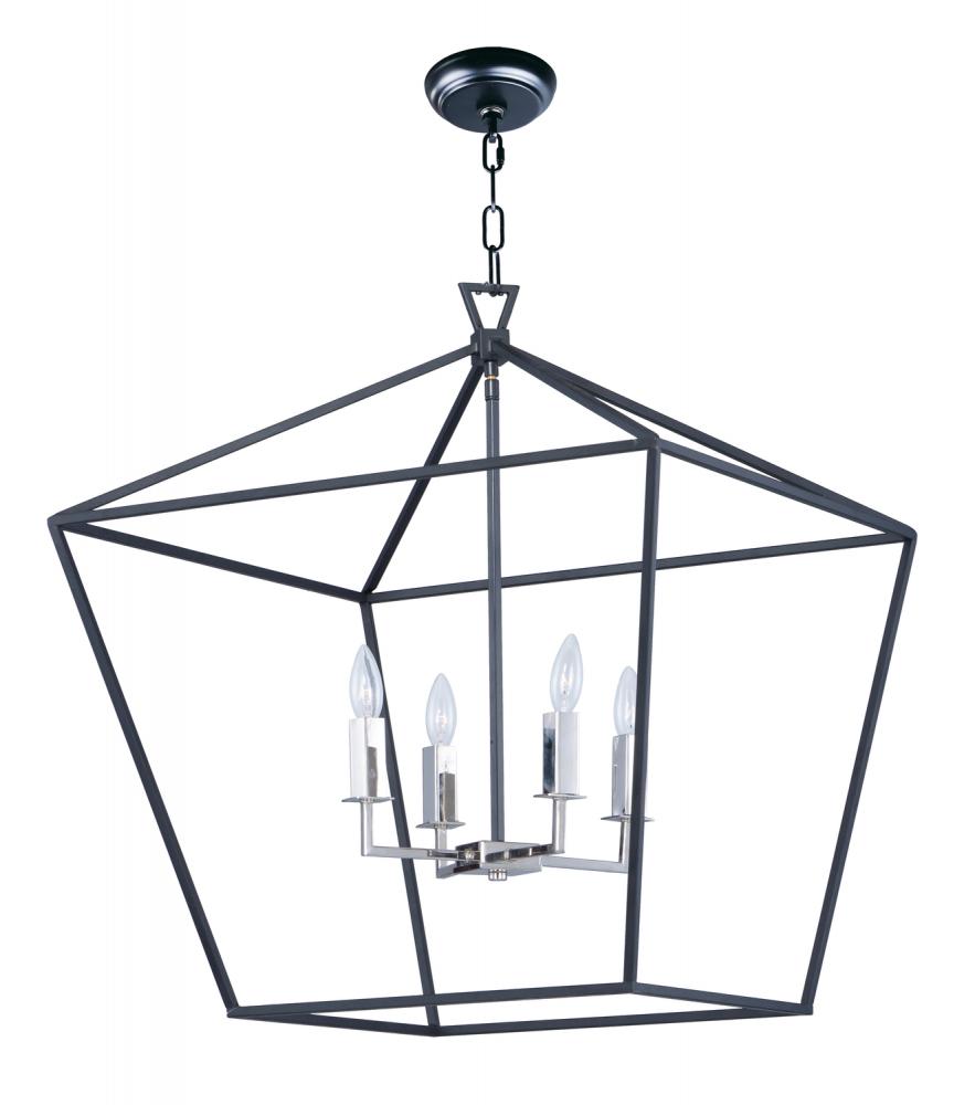 Maxim Abode-Single-Tier Chandelier 25155 Lantern Maxim   