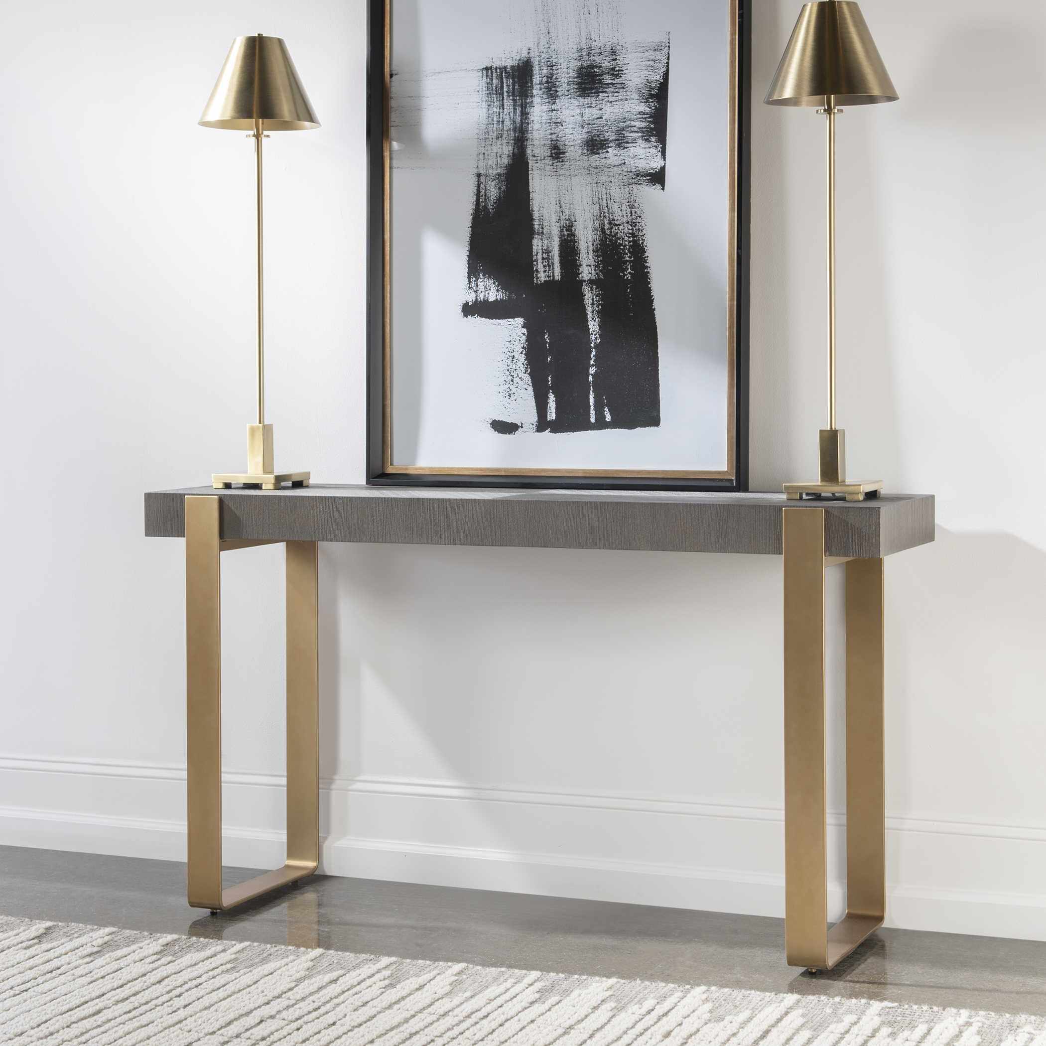 Uttermost Kea Contemporary Console Table Décor/Home Accent Uttermost   