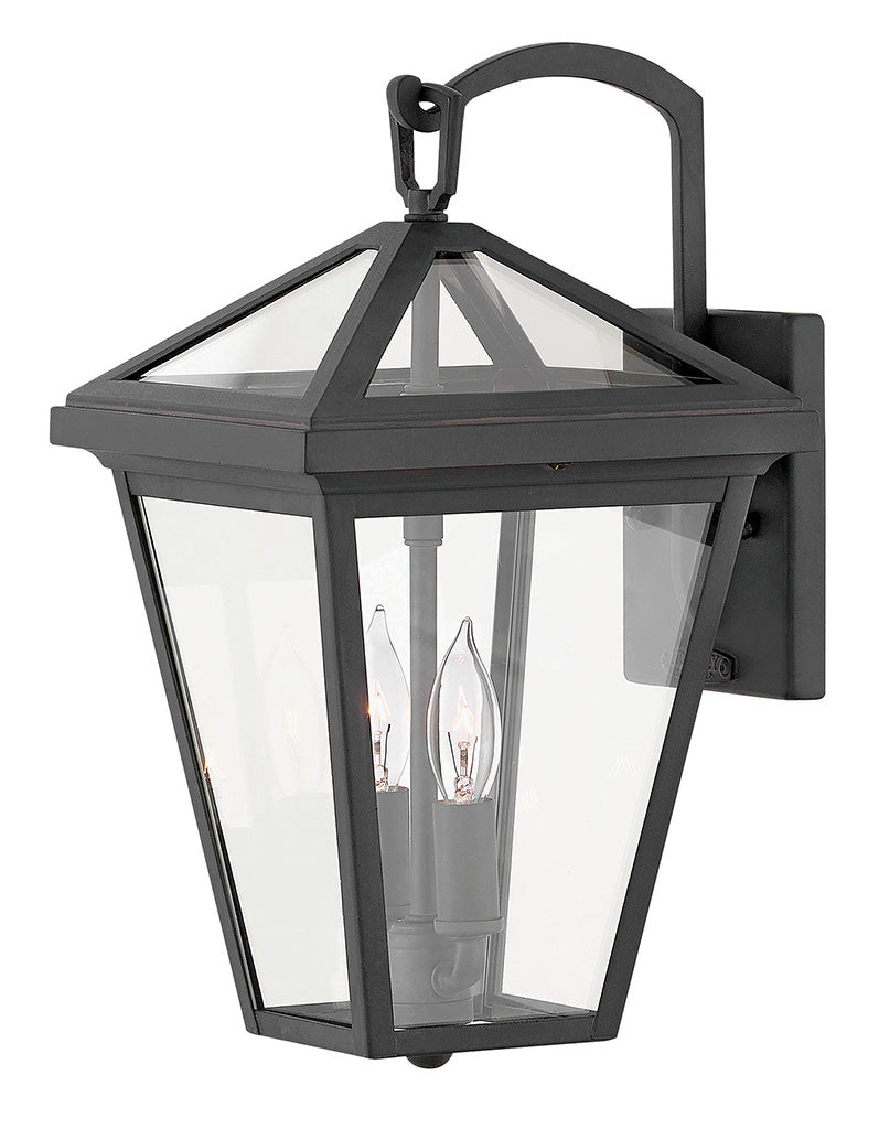 ALFORD PLACE-Small Wall Mount Lantern Outdoor Wall Lights Hinkley Museum Black  