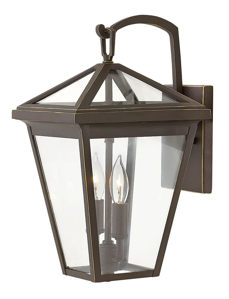 ALFORD PLACE-Small Wall Mount Lantern Outdoor Wall Lights Hinkley Oil Rubbed Bronze  