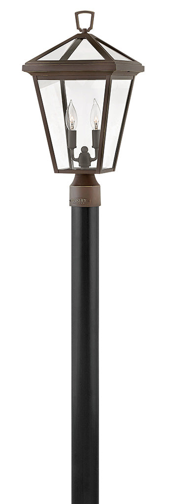 ALFORD PLACE-Medium Post Top or Pier Mount Lantern Pier & Post Mount Lights Hinkley Oil Rubbed Bronze  