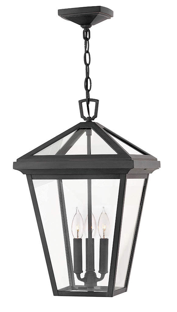 OUTDOOR ALFORD PLACE Hanging Lantern Outdoor Hanging Lights Hinkley Museum Black 12.0x12.0x19.5 