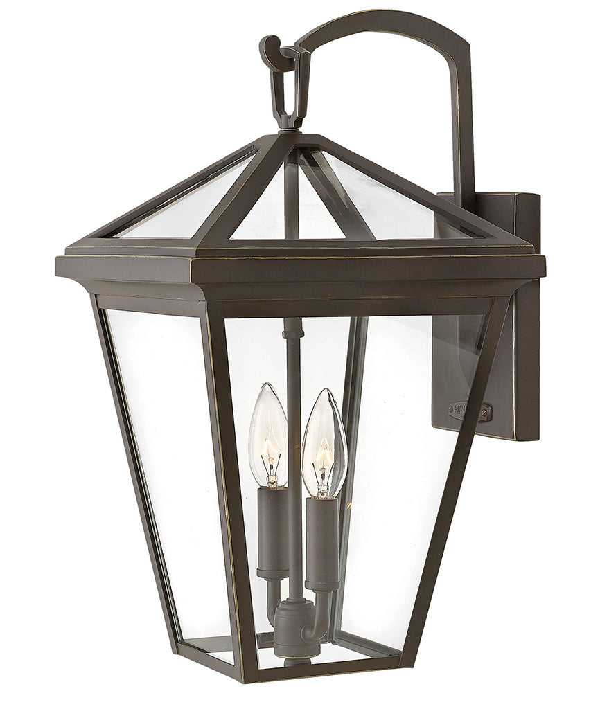 ALFORD PLACE-Medium Wall Mount Lantern Outdoor Wall Lights Hinkley Oil Rubbed Bronze  