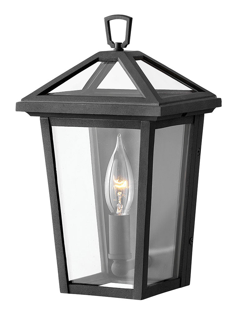 ALFORD PLACE-Extra Small Wall Mount Lantern Outdoor Wall Lights Hinkley Museum Black  