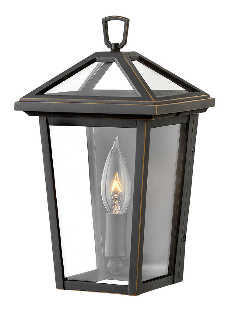 ALFORD PLACE-Extra Small Wall Mount Lantern Outdoor Wall Lights Hinkley Oil Rubbed Bronze  