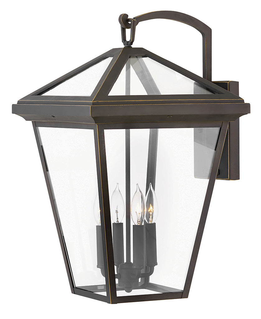 ALFORD PLACE-Extra Large Wall Mount Lantern Outdoor Wall Lights Hinkley Oil Rubbed Bronze  