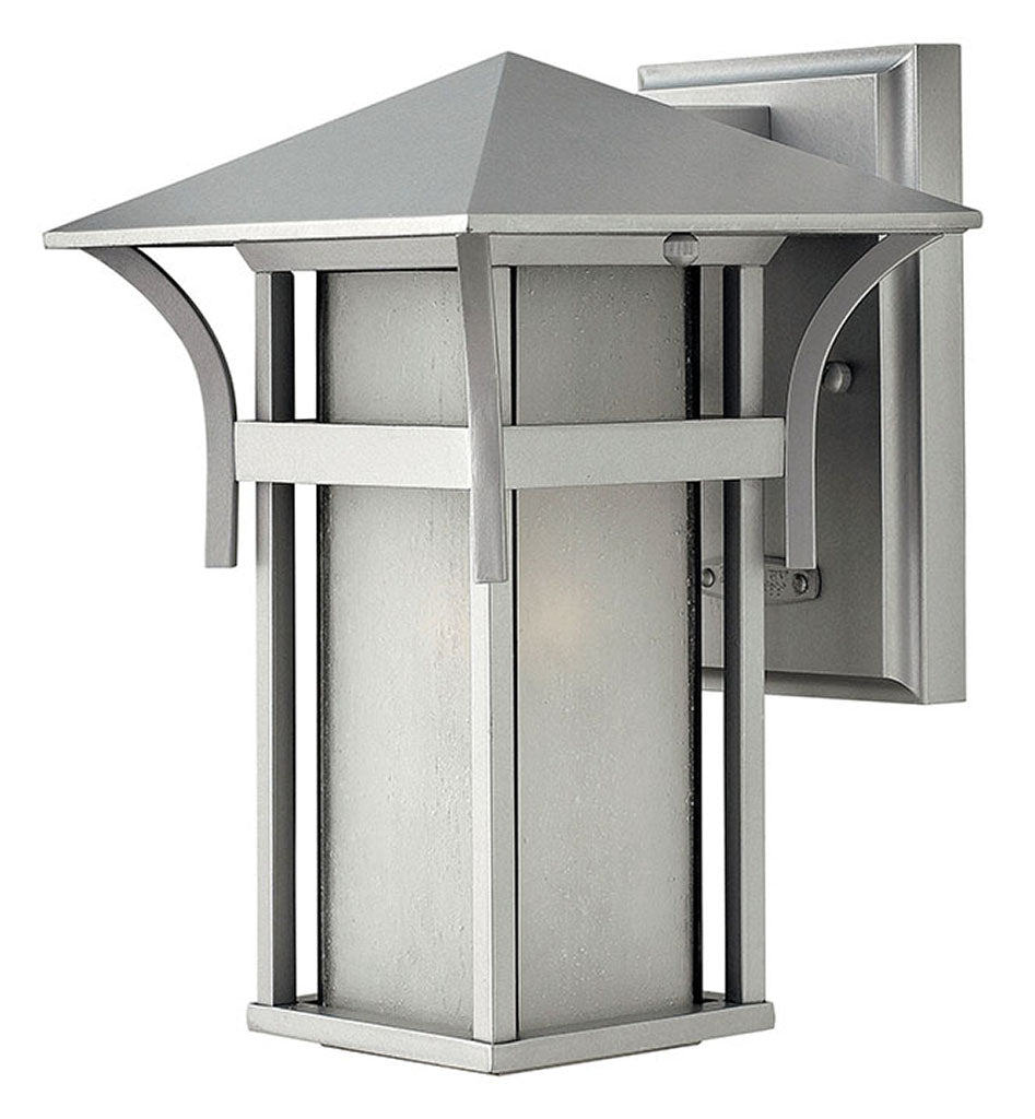 OUTDOOR HARBOR Wall Mount Lantern Outdoor Wall Lights Hinkley Titanium 7.75x7.0x10.5 