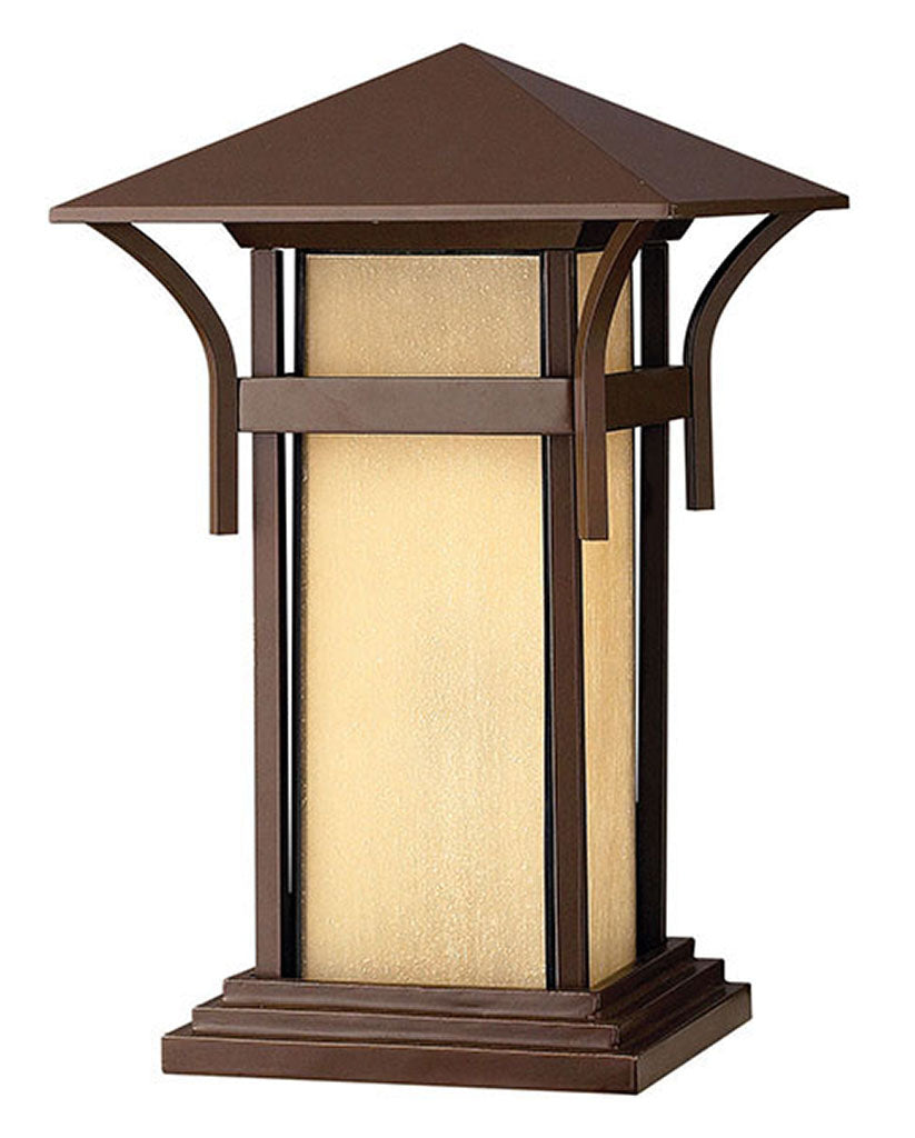 OUTDOOR HARBOR Pier Mount Lantern Outdoor l Wall Hinkley Anchor Bronze 11.0x11.0x17.0 