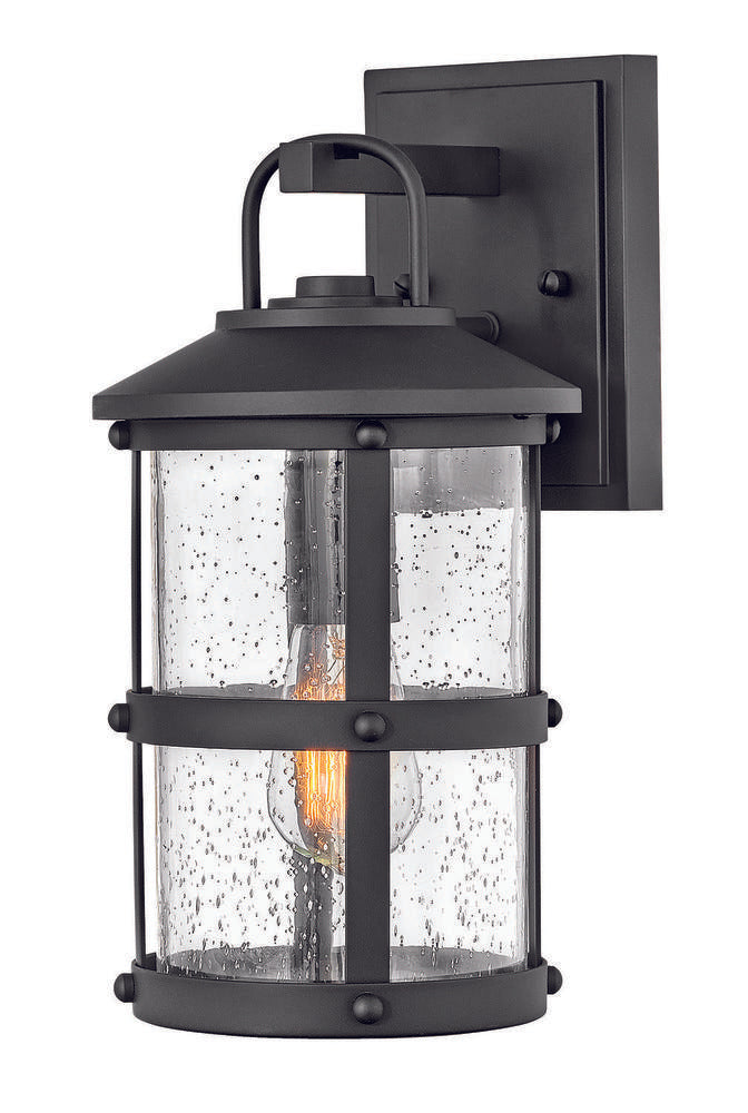 Hinkley OUTDOOR LAKEHOUSE Small Wall Mount Lantern 2680 Outdoor Wall Lights Hinkley Black  