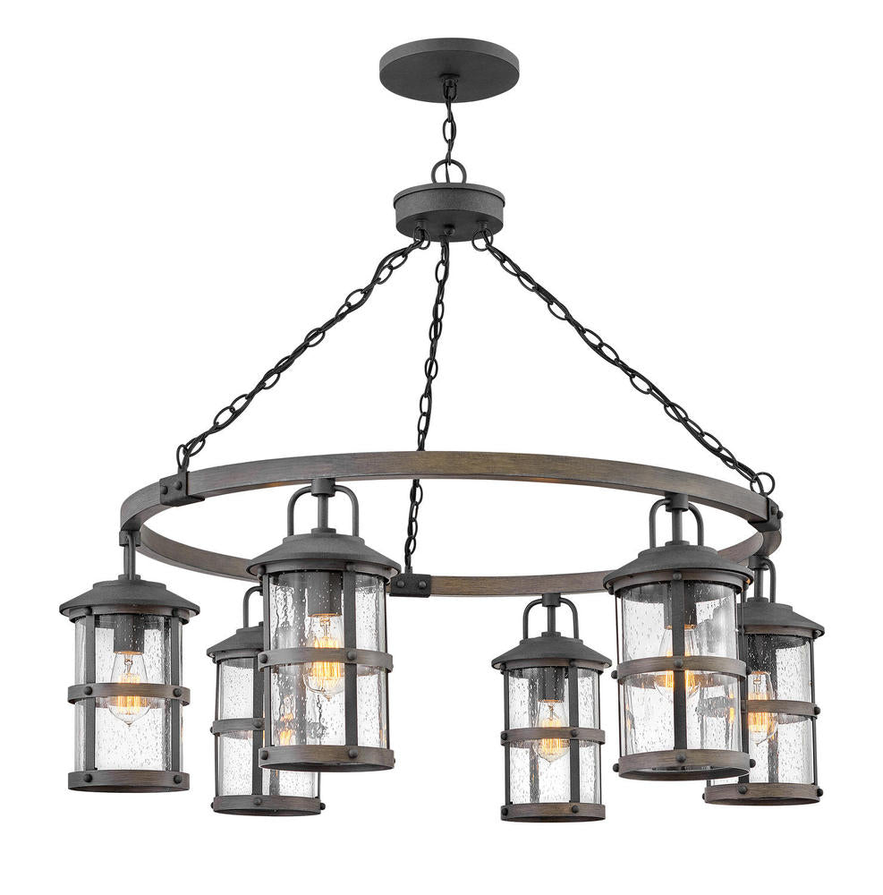 Hinkley OUTDOOR LAKEHOUSE Medium Single Tier Chandelier 2689