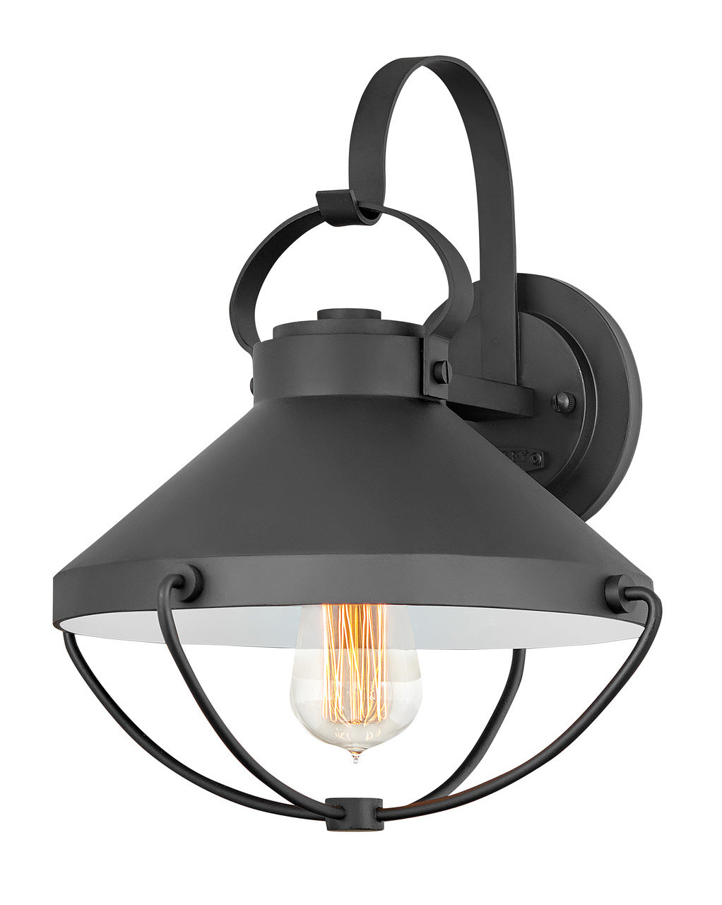 OUTDOOR CREW Wall Mount Lantern Outdoor l Wall Hinkley Black 13.0x12.5x14.25 