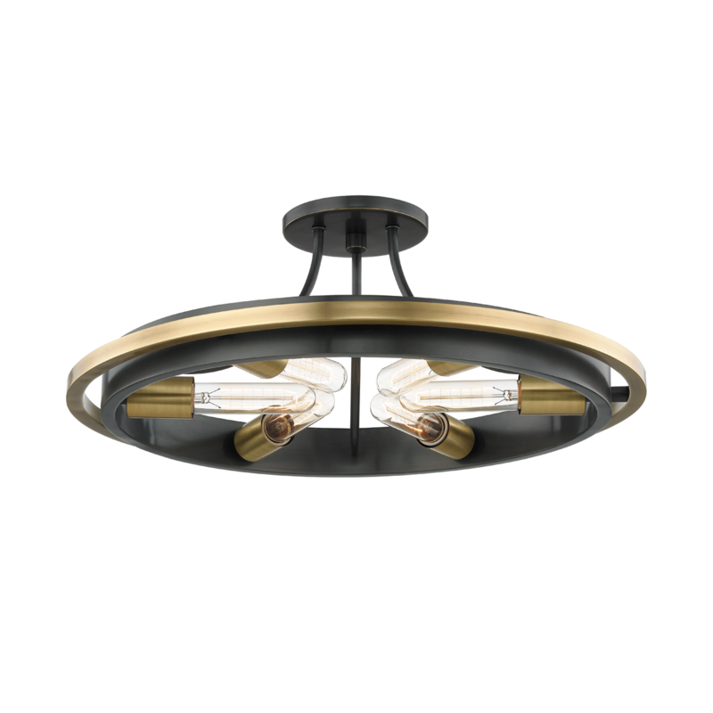 Hudson Valley 6 LIGHT FLUSH MOUNT 2721 Flush Mount Ceiling Light Hudson Valley Bronze  