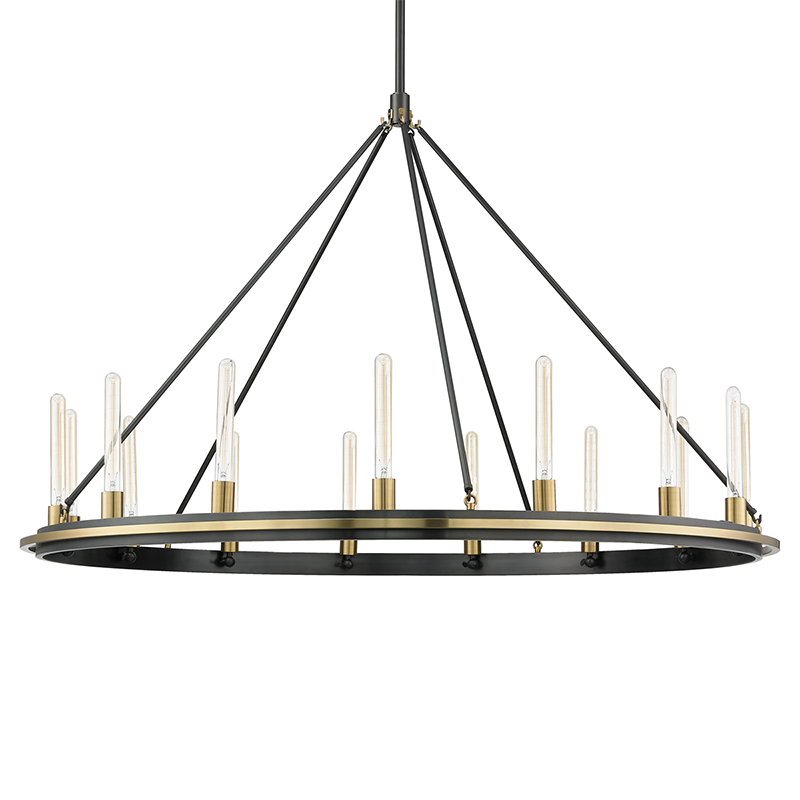 Hudson Valley 15 LIGHT PENDANT 2758 Chandeliers Hudson Valley Lighting Bronze  