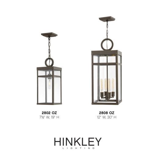 Hinkley OUTDOOR PORTER Medium Hanging Lantern 2802