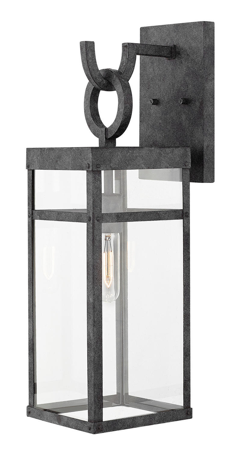 Hinkley PORTER Medium Wall Mount Lantern 2804 Outdoor l Wall Hinkley Gray  