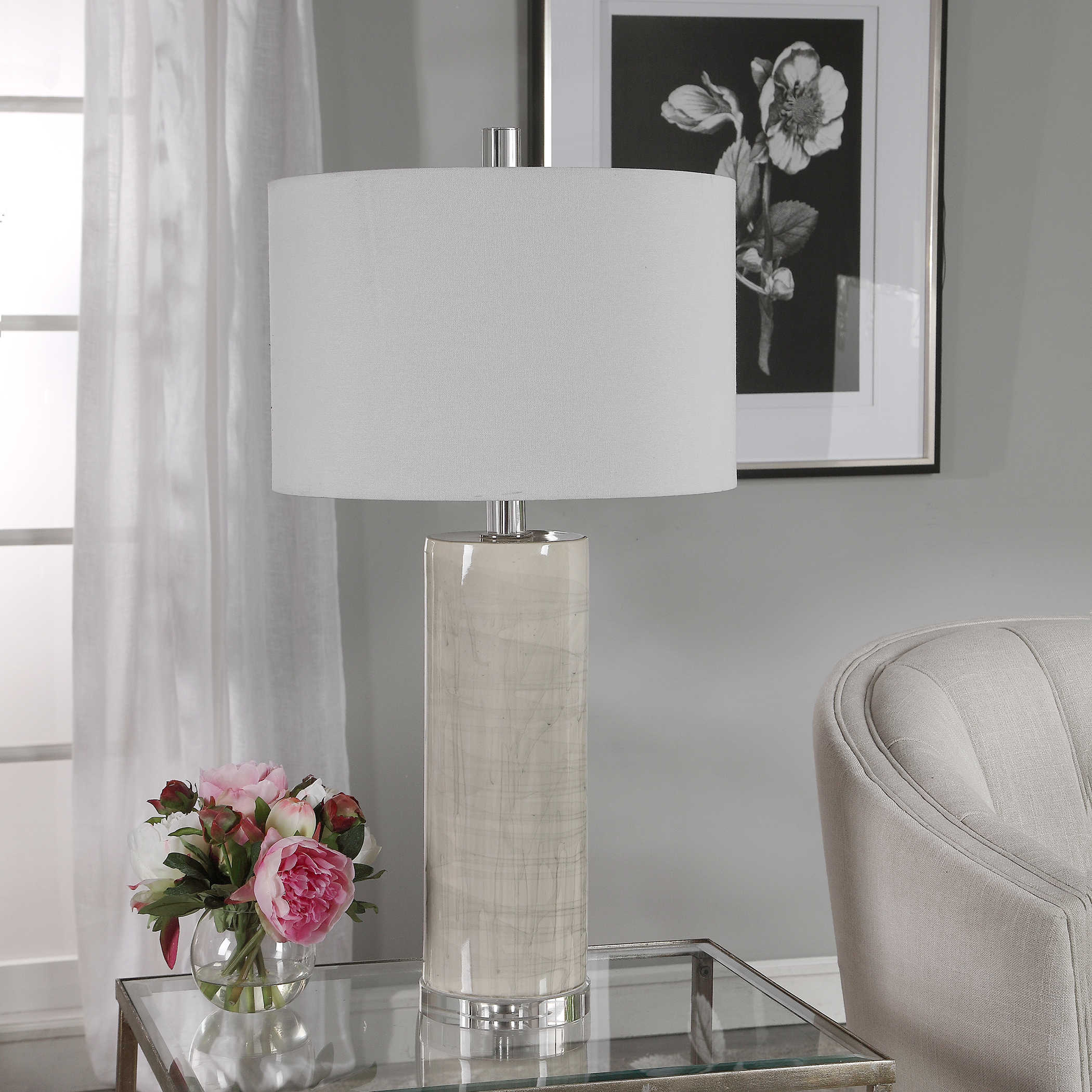 Uttermost Zesiro Modern Table Lamp Table Lamps Uttermost   