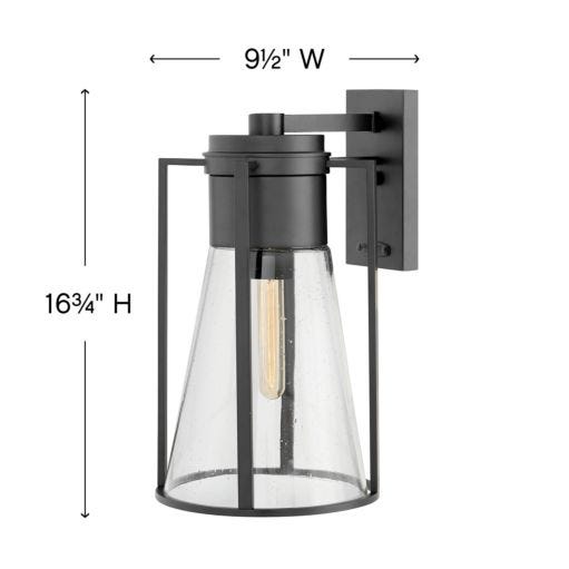 Hinkley OUTDOOR REFINERY Large Outdoor Wall Mount Lantern 2825