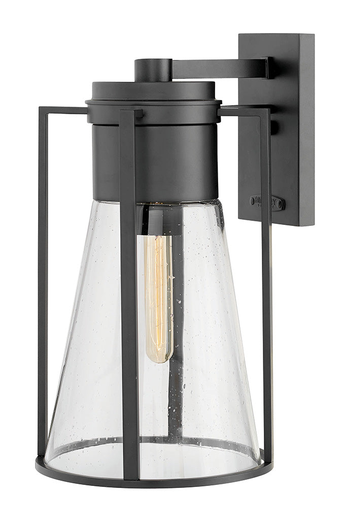 OUTDOOR REFINERY Outdoor Wall Mount Lantern Outdoor l Wall Hinkley Black 11.0x9.5x16.75 