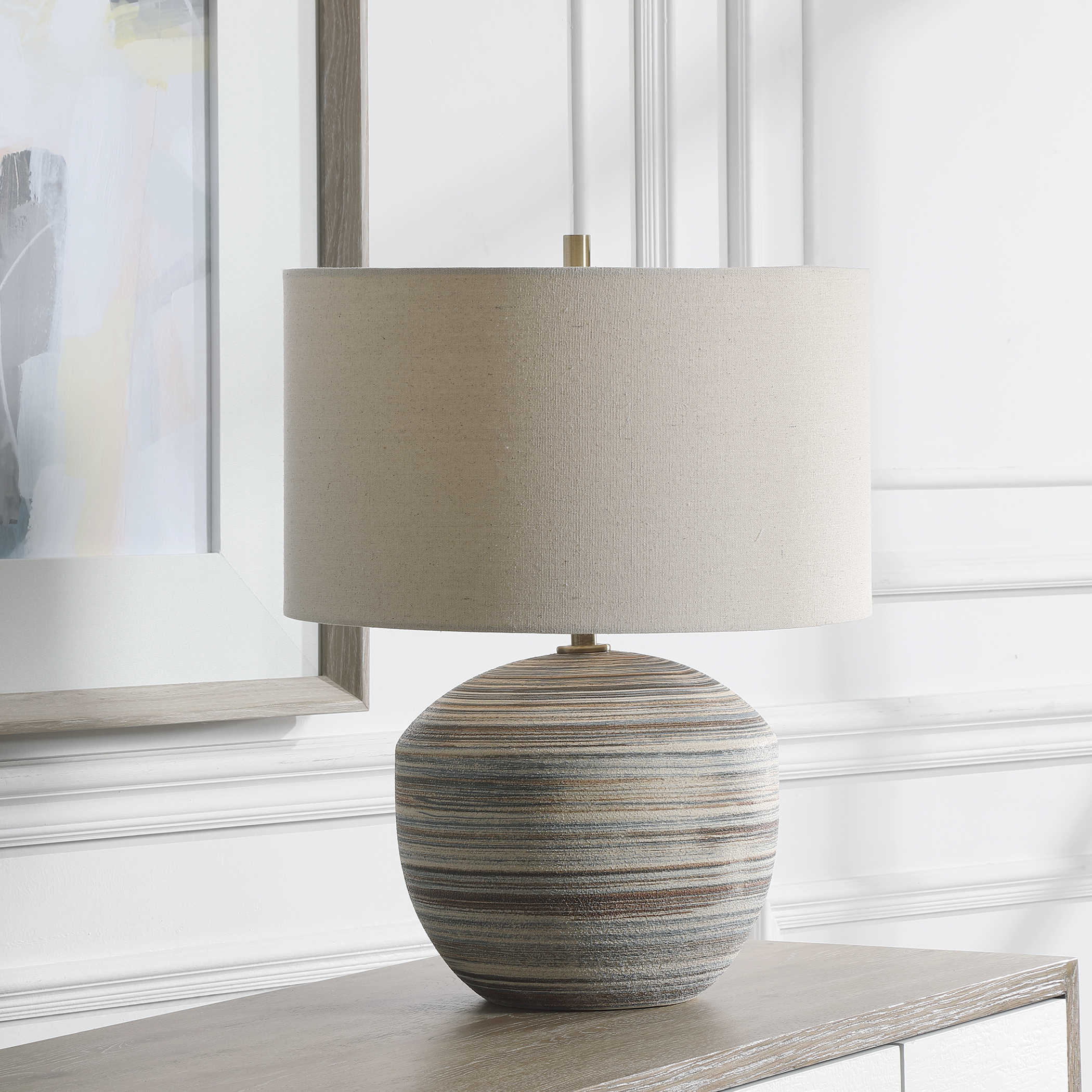 Uttermost Prospect Striped Accent Lamp