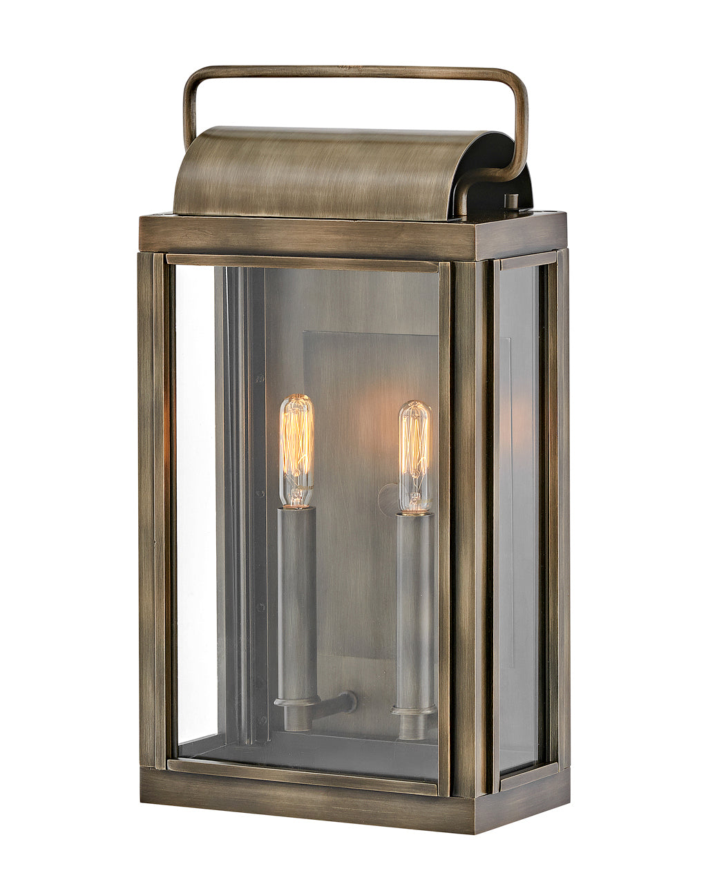 OUTDOOR SAG HARBOR Wall Mount Lantern Outdoor Wall Lights Hinkley Burnished Bronze 5.5x9.0x16.5 