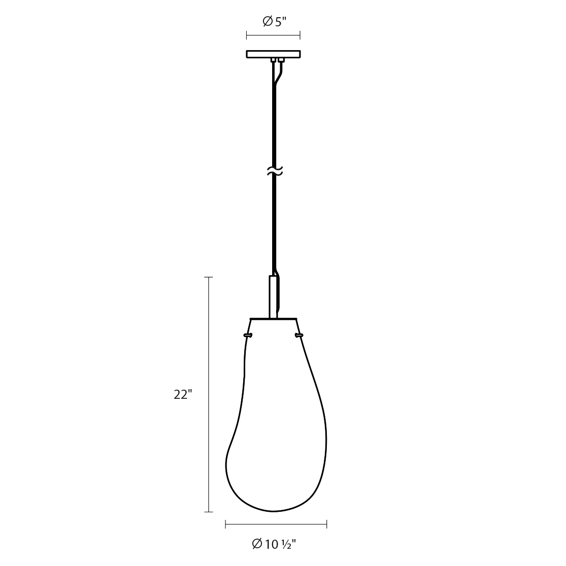 Sonneman Large LED Pendant