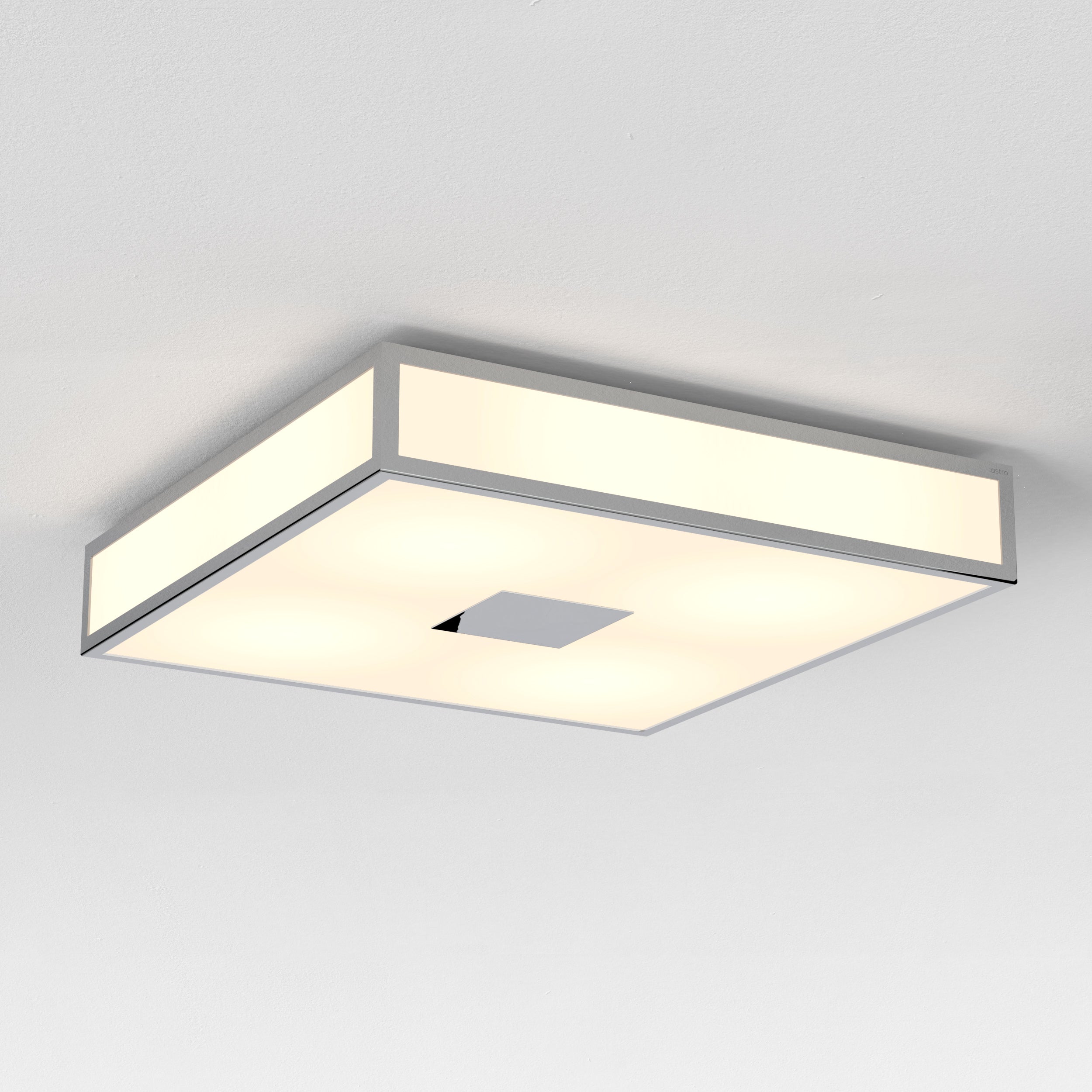 Astro Lighting Square Mashiko Ceiling Flush Mounts Astro Lighting 3.43x15.75x15.75 Polished Chrome No, E26/Medium