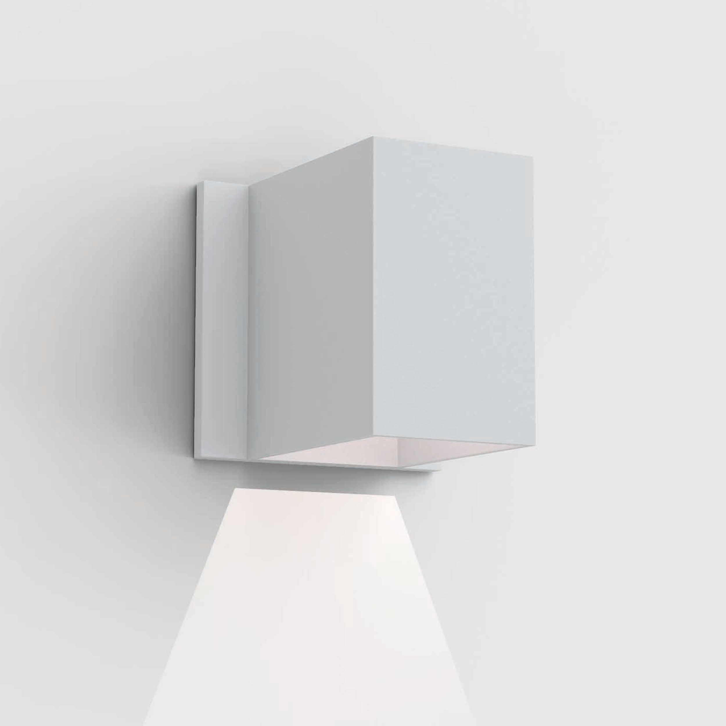 Astro Lighting Oslo Wall Sconces Astro Lighting 4.17x4.33x4.33 Textured White Yes (Integral), High Power LED