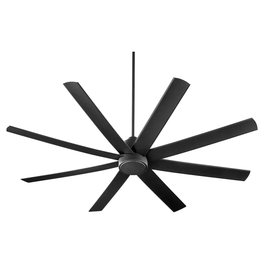 Oxygen Lighting COSMO 70" Eight Blade Fan - Black 3-100-15