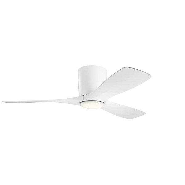 Kichler 48 Inch Volos Fan LED 300032 Indoor Ceiling Fans Kichler Matte White  