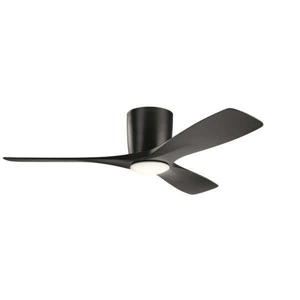 Kichler 48 Inch Volos Fan LED 300032 Indoor Ceiling Fans Kichler Satin Black  